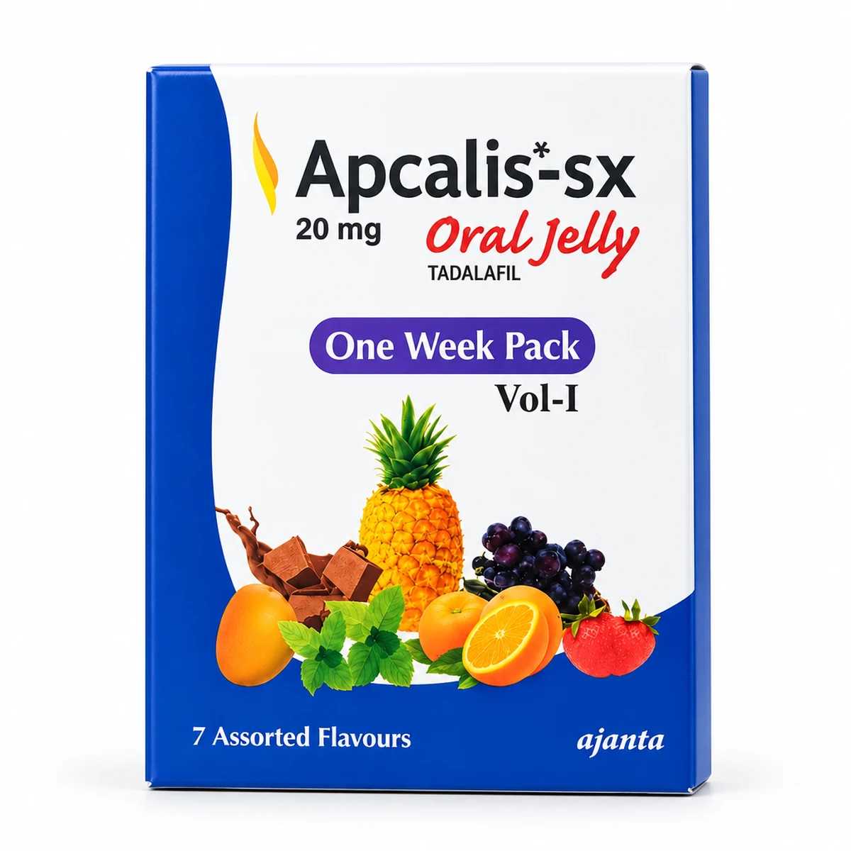Apcalis-SX Oral Jelly 20 mg (mixed flavours)